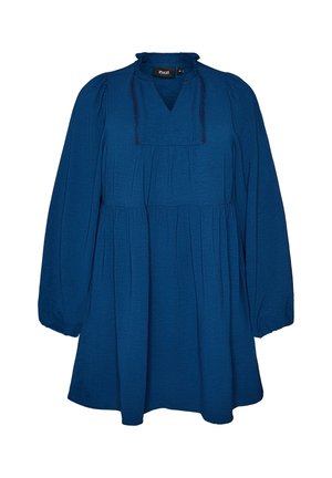 Zizzi, A-LINIEN-KLEID MIT EMPIRE-LINIE - Φόρεμα ημέρας - blau