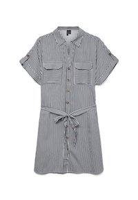 VMBUMPY SHORT - Abito a camicia - india ink/snow white