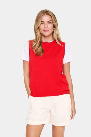 Pullover - flame scarlet