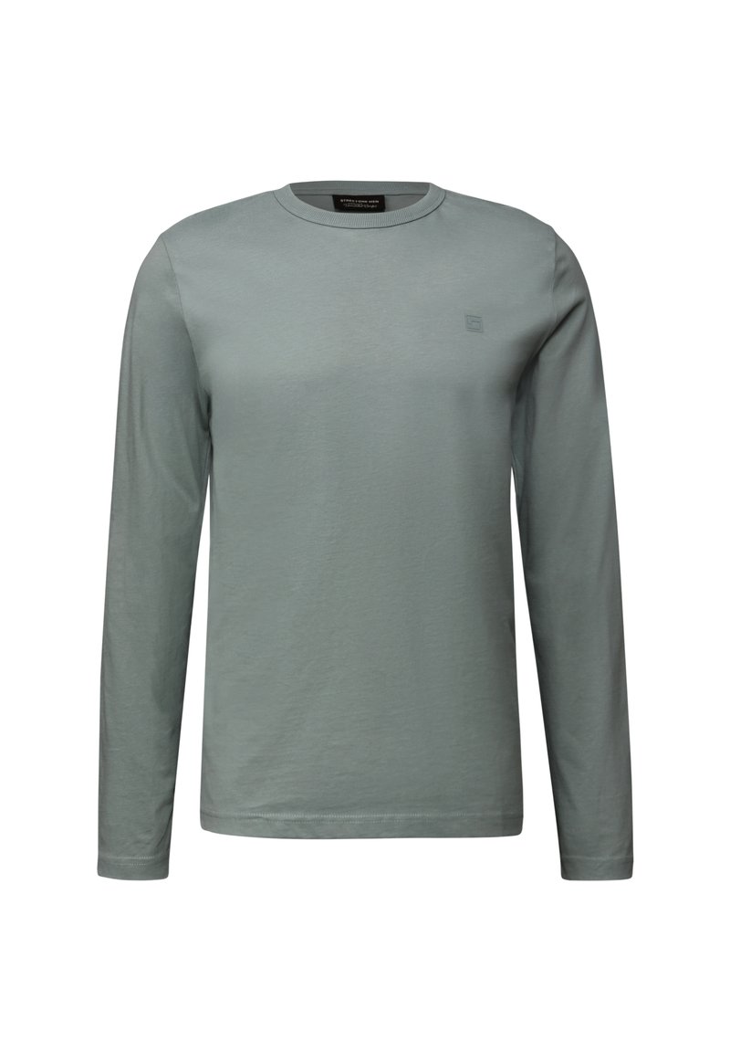 Pull en maille piquée col rond - Vert - Homme - 9.00