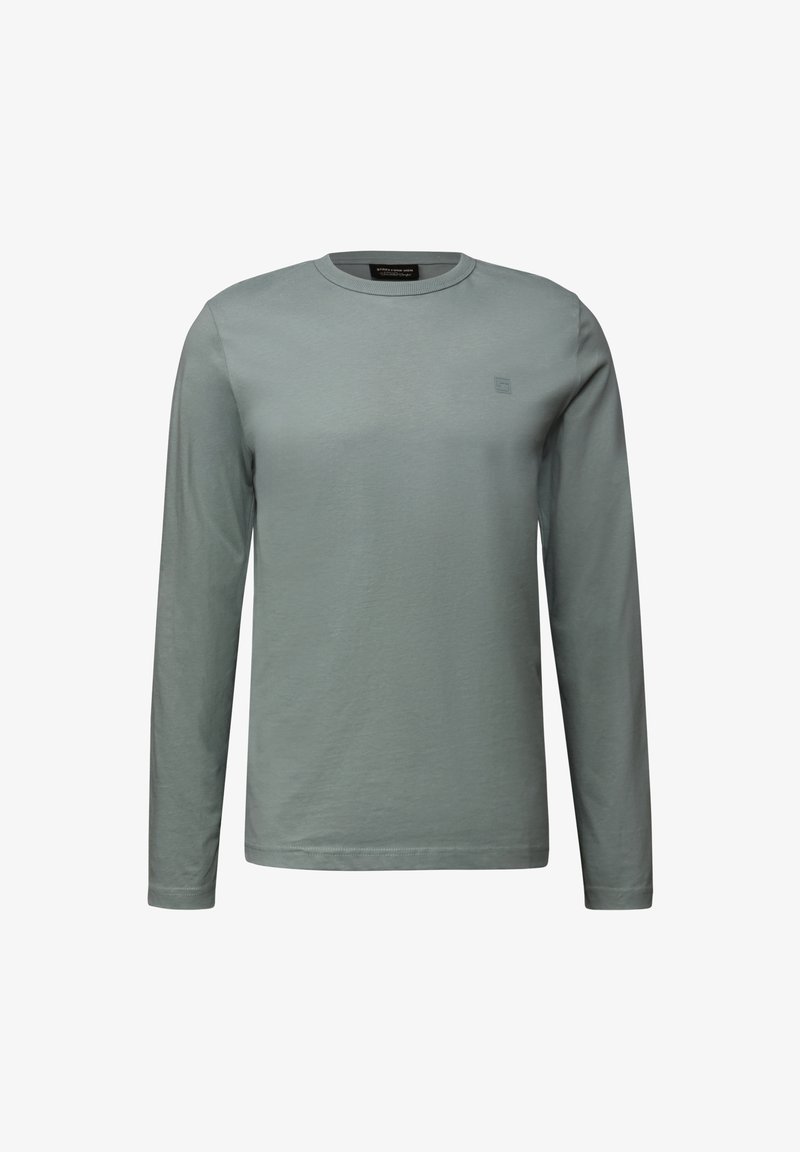 Pull en maille piquée col rond - Vert - Homme - 9.00 Pull en maille piquée col rond - Vert - Homme - 9.00