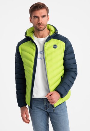 Winterjacke - bright lime