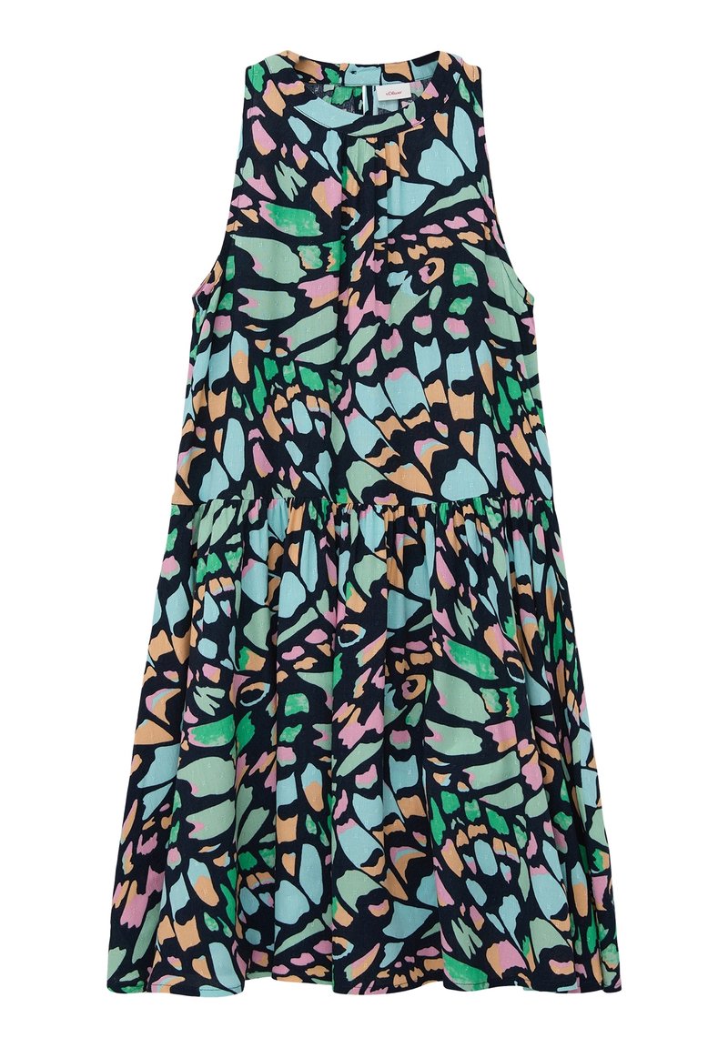 s.Oliver CRÊPE - Freizeitkleid - navy