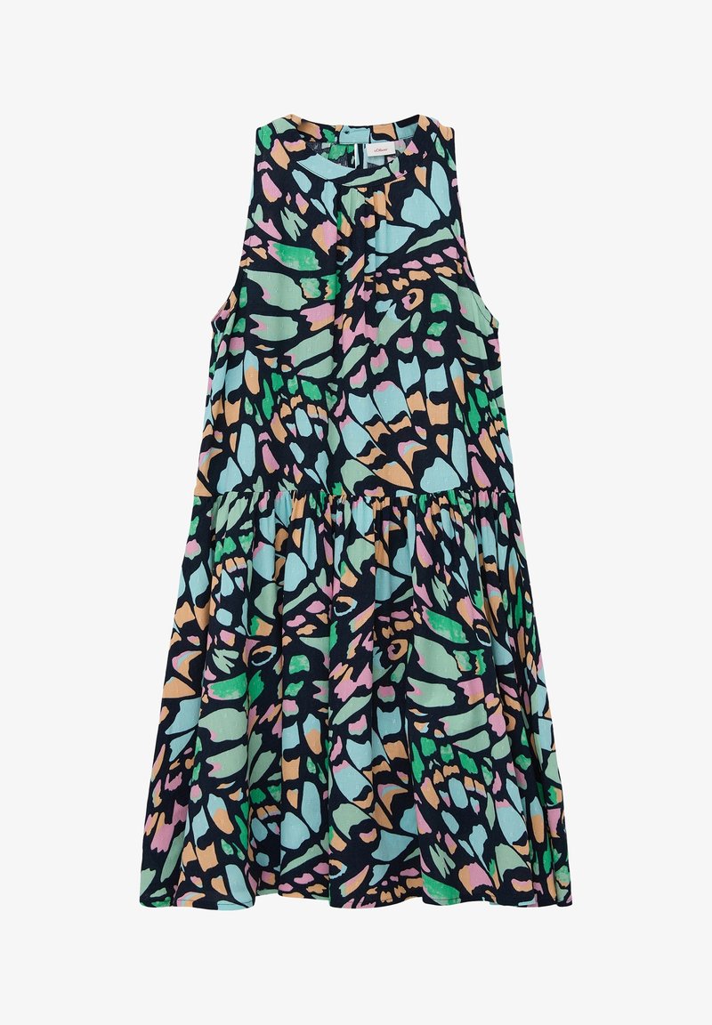 s.Oliver CRÊPE - Freizeitkleid - navy