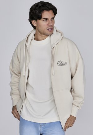 Sudadera con cremallera - ecru