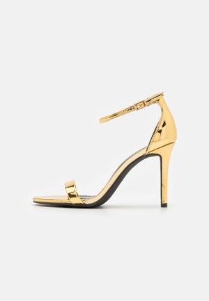 BRAZEN - High heeled sandals - gold