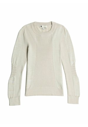 G-STAR, 3D BIKER - Maglione - whitebait dk brick