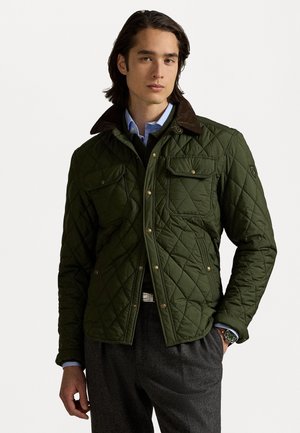Polo Ralph Lauren THE BEATON QUILTED JACKET - Lagana jakna - company olive