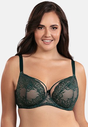 1044 - Underwired bra - green