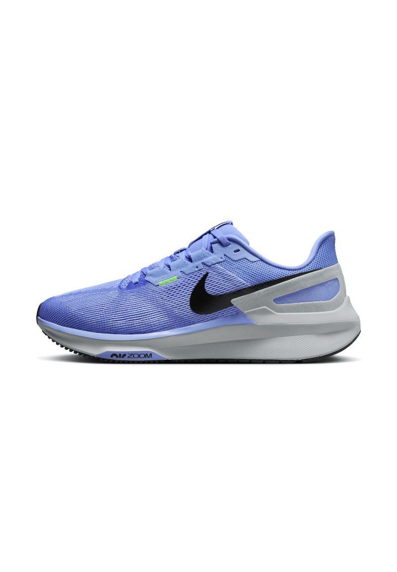 Nike Performance AIR ZOOM STRUCTURE 25 - Chaussures de running sur route - royal pulse wolf grey volt black