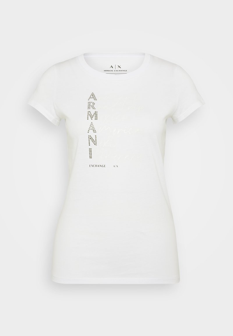 armani jeans white t shirt