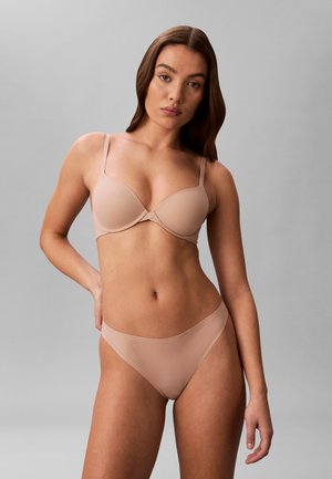 Calvin Klein Underwear, THONG PERFECTLY FIT  - Tanga - cedar