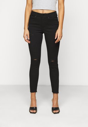 VMTANYA PIPING - Jeans Skinny Fit - black