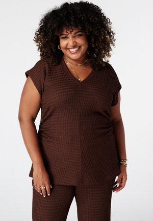 MS Mode MS MODE TOP NOT TRANSLATED - Blouse - brown