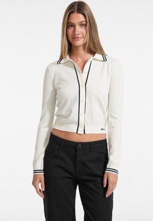 LOGO - Cardigan - weiß