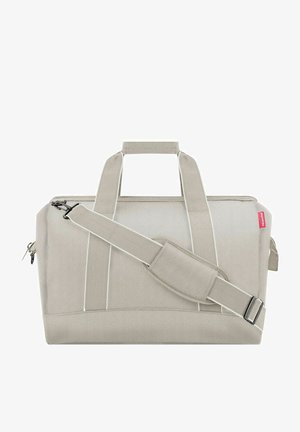 ALLROUNDER - Weekend bag - herringbone sand