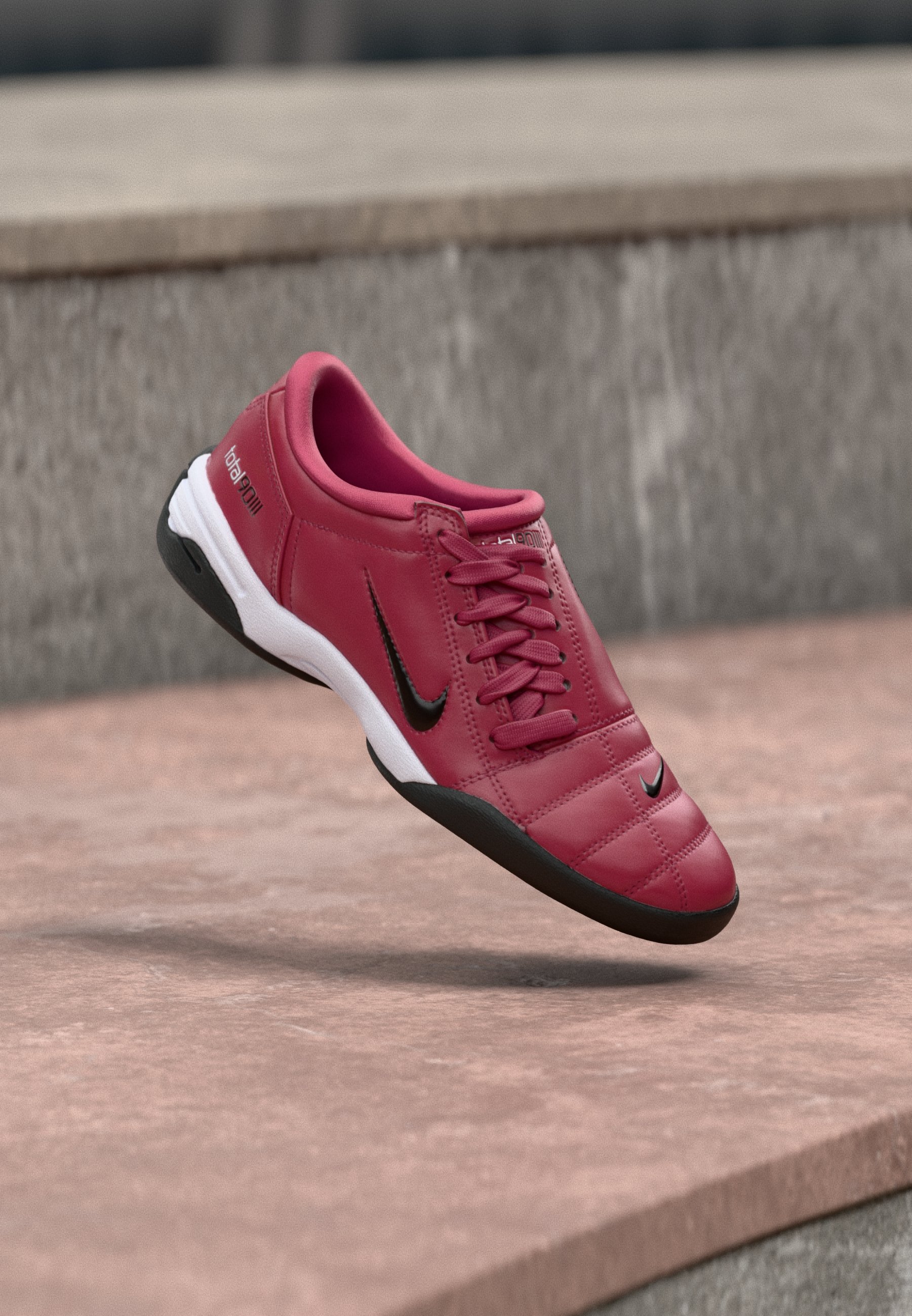 新品 NIKE TOTAL 90 EXACTO Ⅲ IC 26.5 レッド Nike Sportswear T90 - Zapatillas - sweet beet/black/white/burdeos