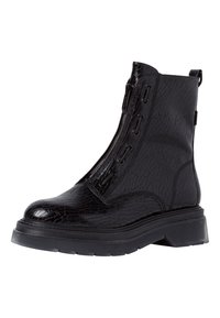 Tamaris Cowboy/biker ankle boot - black struct.
