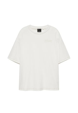 PULL&BEAR, EMBROIDERED GRAPHIC - T-SHIRT - T-shirt imprimé - white