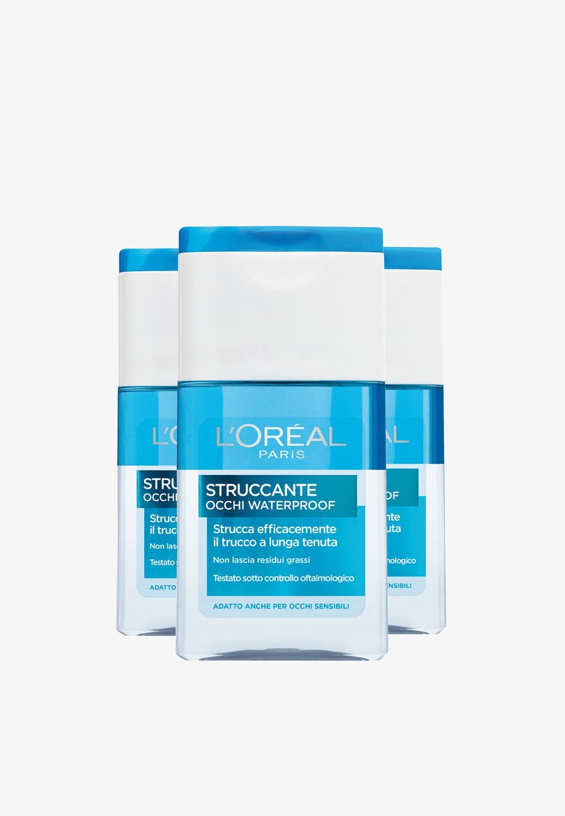 L'Oréal Paris - STRUCCANTE OCCHI BIFASICO, STRUCCA EFFICACEMENTE IL TRUCCO A LUNGA TENUTA, 125 ML - 3 PACK - Struccante, Ingrandire
