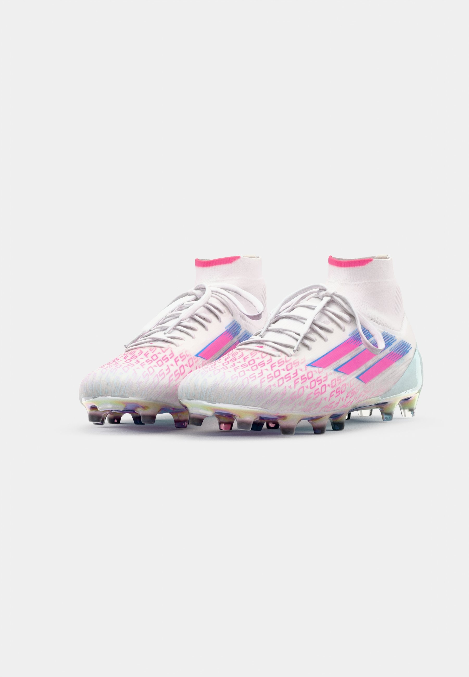 adidas f50 pink and white