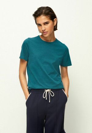 Next THE EVERYDAY CREW NECK RICH SHORT SLEEVE- REGULAR FIT - T-shirt basic - teal blue