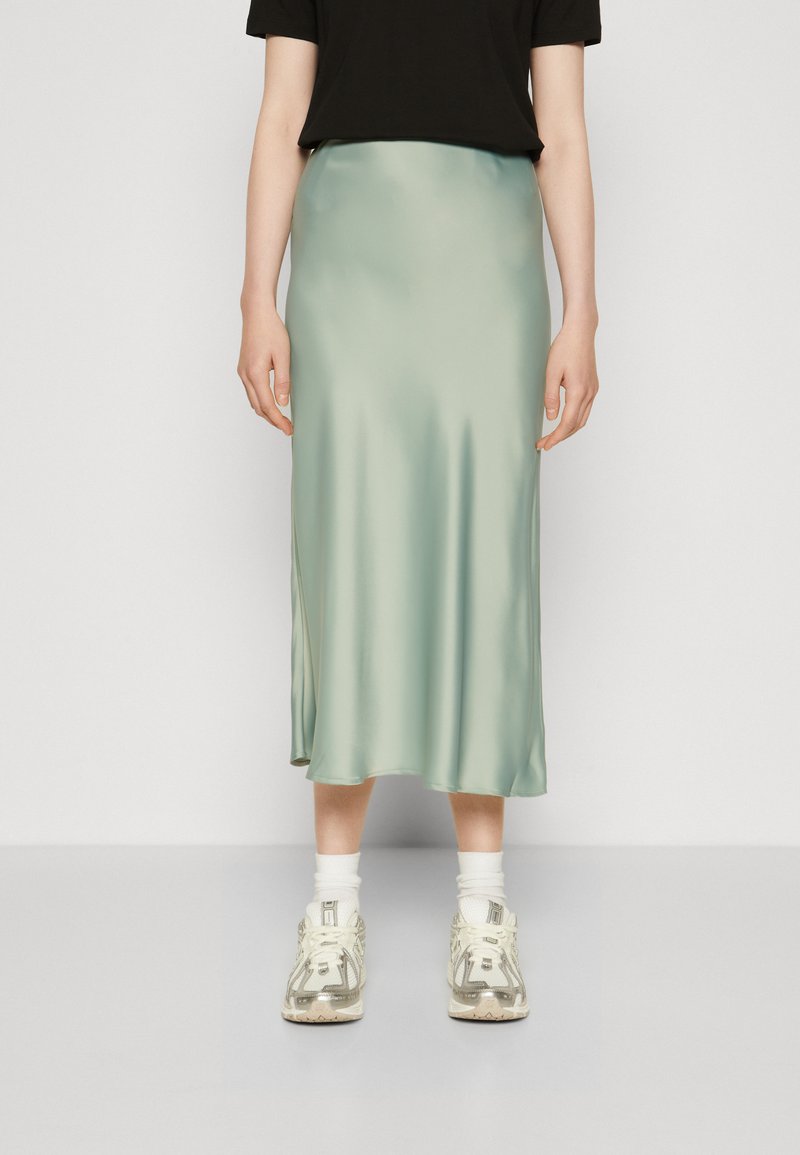 YAS Tall - YASPELLA MIDI SKIRT  - Maksiseelik - green milieu, Suurenda