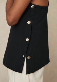 Reiss REGULAR FIT - COSMO SIDE SLEEVELESS - Top - navy