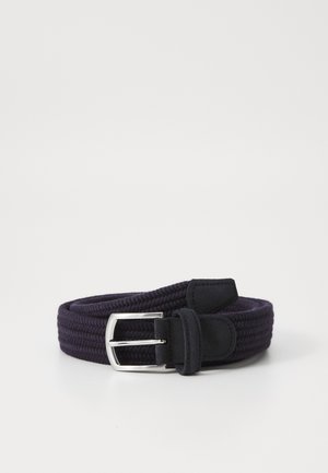 Gevlochten riem - navy