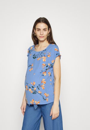 Vero Moda Maternity VMMNEWHALLIE NEW  - Μπλουζάκι με στάμπα - provence/mock orange