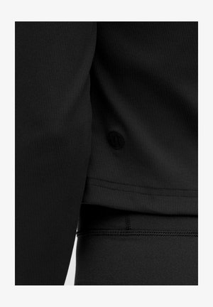 lululemon, LITTLE RIBBED LONG-SLEEVE TEE WOMEN'S LONG SLEEVE SHIRTS - Langærmet T-shirt - black