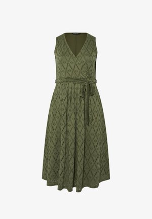 Evans, PLUS SIZE WRAP DRESSES - Robe de jour - khaki