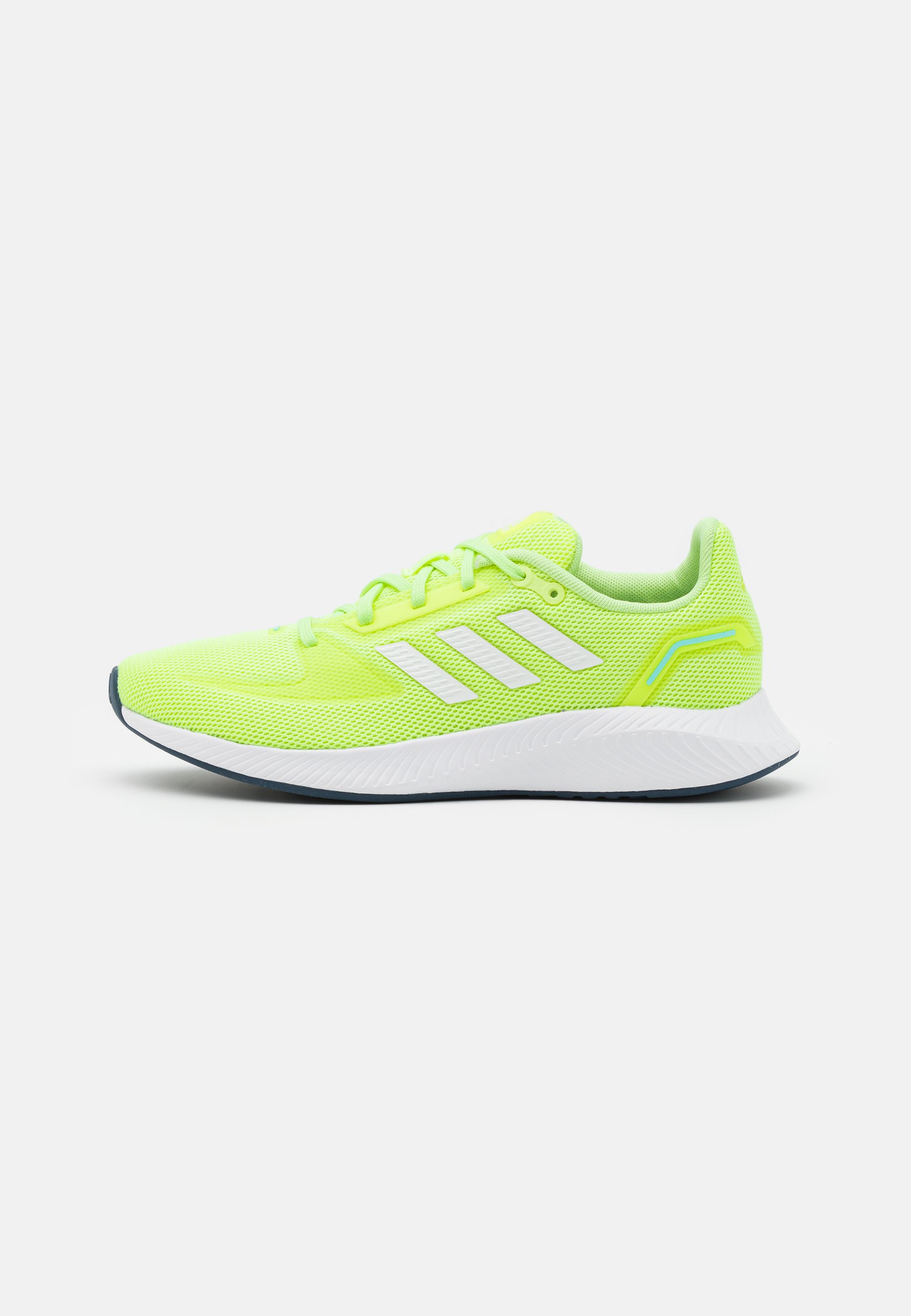 neon yellow adidas running shoes