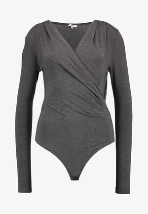 LIONE - Long sleeved top - dark grey melange