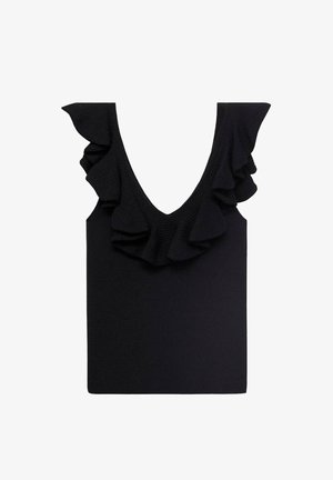 RUFFLE - Débardeur - black