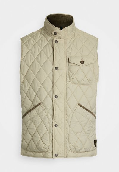 Polo Ralph Lauren THE BEATON QUILTED UTILITY GILET - Colete - stoneware grey