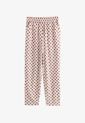Next, Pantalones - pink chocolate spot