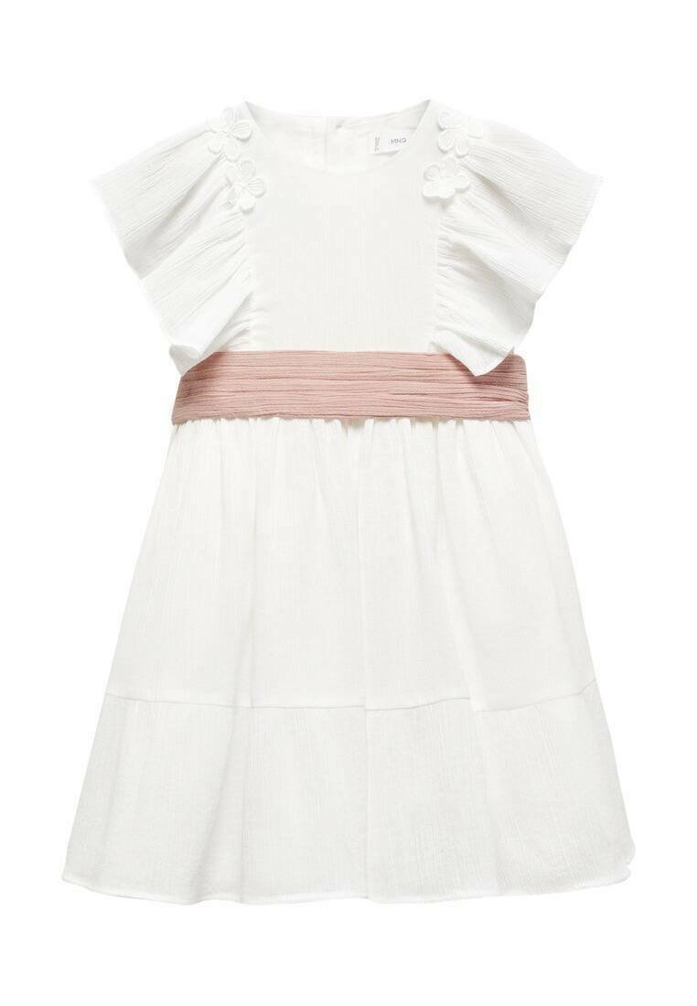 Mango Kids EMMAB - Vestito casual - off-white
