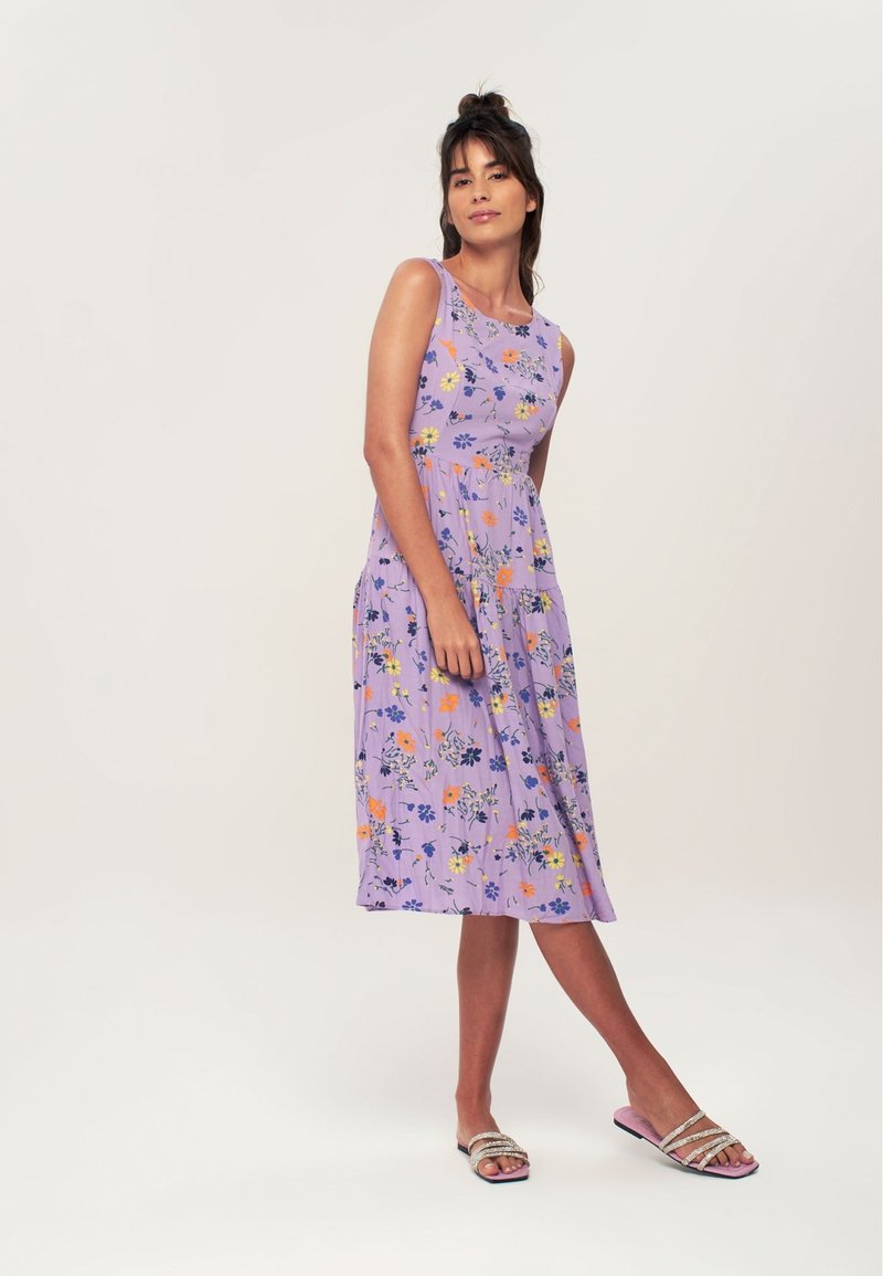 Herita TIE BACK - Jurk - purple