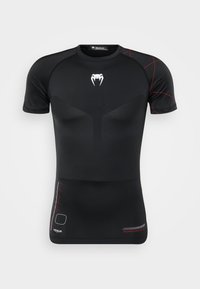 TACTICAL RASHGUARDS - T-skjorte til trening - black/fire red