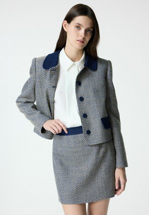 adL, Blazer - striped navy blue