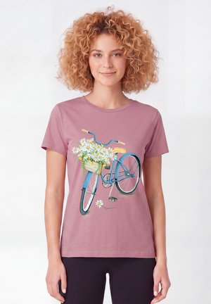 watapparel, BLAUES DAMENRAD - T-Shirt print - lilac dream