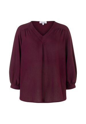 More & More, MORE & MORE ELEGANTE, FLIESSENDE 3/4 ARM-BLUSE - Bluse - ruby orchid
