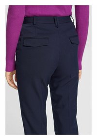 Esprit Tygbyxor - mottled dark blue