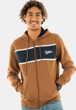 OWEPOS - Zip-up sweatshirt - marron