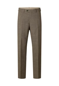 REGULAR FIT  - Pantalon de costume - light brown melange