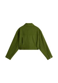 Vans RAYNES CROP TRUCKER - Denim jacket - pesto