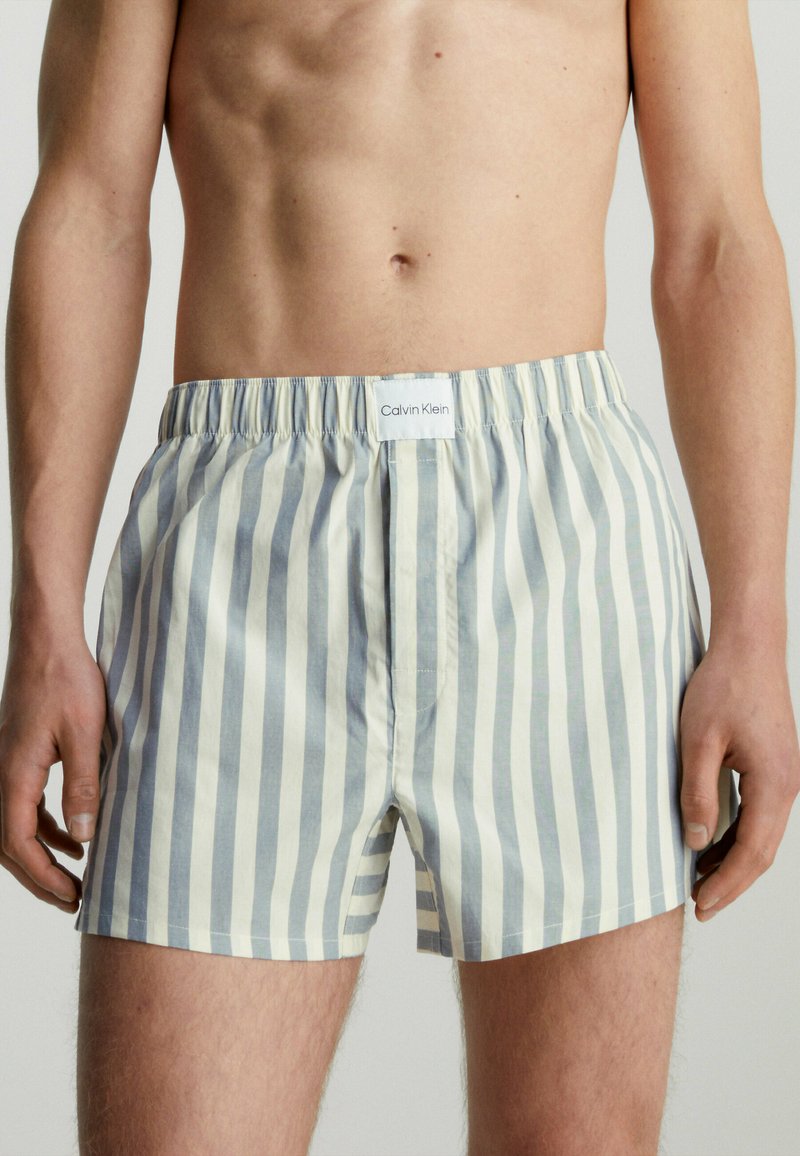 Calvin Klein Underwear Boxershorts - chambray stripe_flint stone ...
