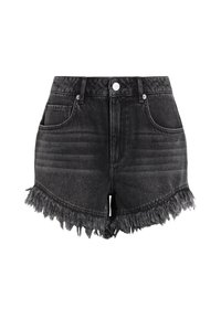 AllSaints Shorts vaqueros - black
