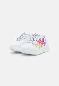 Skechers UNO LITE - Sneakers basse - white/multi-coloured